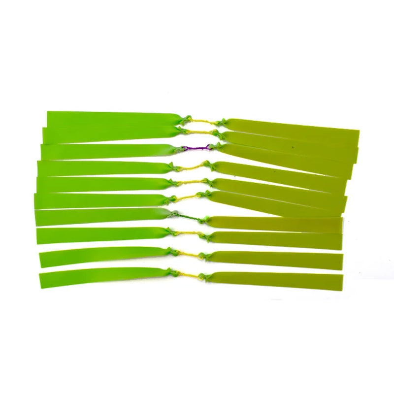3/6/10 Pcs Hunting Slingshot Flat Rubber Bands Use for Fishing Shooting Natural Rubber Flat Leather Outdoor Fishing Accessories