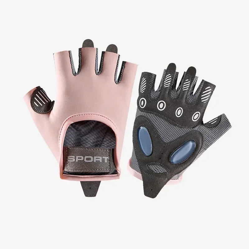 1Pair Cycling Gloves Fitness Gloves Sports Weight Lifting Exercise Slip-Resistant Gloves for Women Men Yoga Cycling Glove