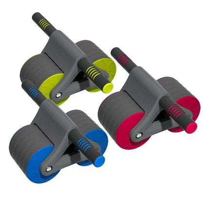 Fitness Abdominal Wheel Automatic Rebound Ab Roller Gym Ab Wheel Gymnastic Wheel for Core Abdominal Exercise Workout Equipment