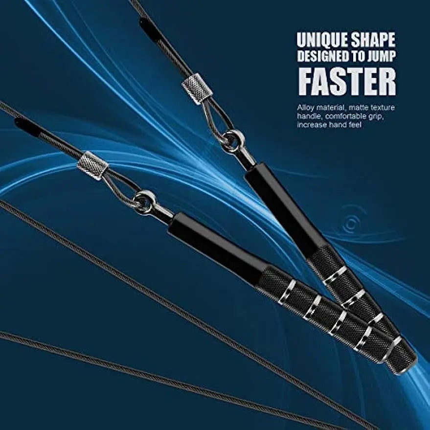 Adjustable Speed Jumping Rope for Training Fitness Exercise Adults Workout Skipping Rope Men Women Kids Jump Rope Gym Equipment