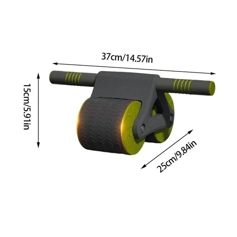Fitness Abdominal Wheel Automatic Rebound Ab Roller Gym Ab Wheel Gymnastic Wheel for Core Abdominal Exercise Workout Equipment