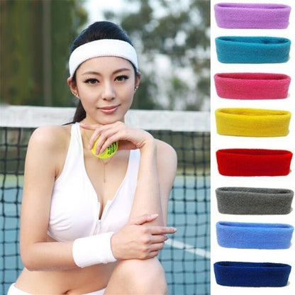 1Pc Women/Men Headband Sports Yoga Fitness Stretch Sweat Sweatband Hair Band Elasticity Headband Headwear Sports Safety