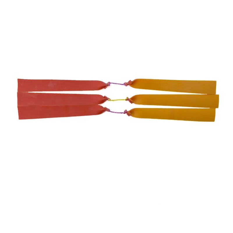 3/6/10 Pcs Hunting Slingshot Flat Rubber Bands Use for Fishing Shooting Natural Rubber Flat Leather Outdoor Fishing Accessories
