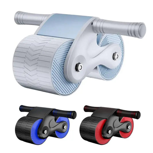 Fitness Abdominal Wheel Automatic Rebound Ab Roller Gym Ab Wheel Gymnastic Wheel for Core Abdominal Exercise Workout Equipment