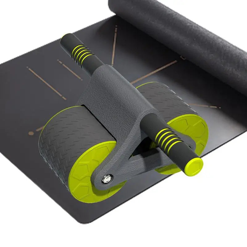 Fitness Abdominal Wheel Automatic Rebound Ab Roller Gym Ab Wheel Gymnastic Wheel for Core Abdominal Exercise Workout Equipment