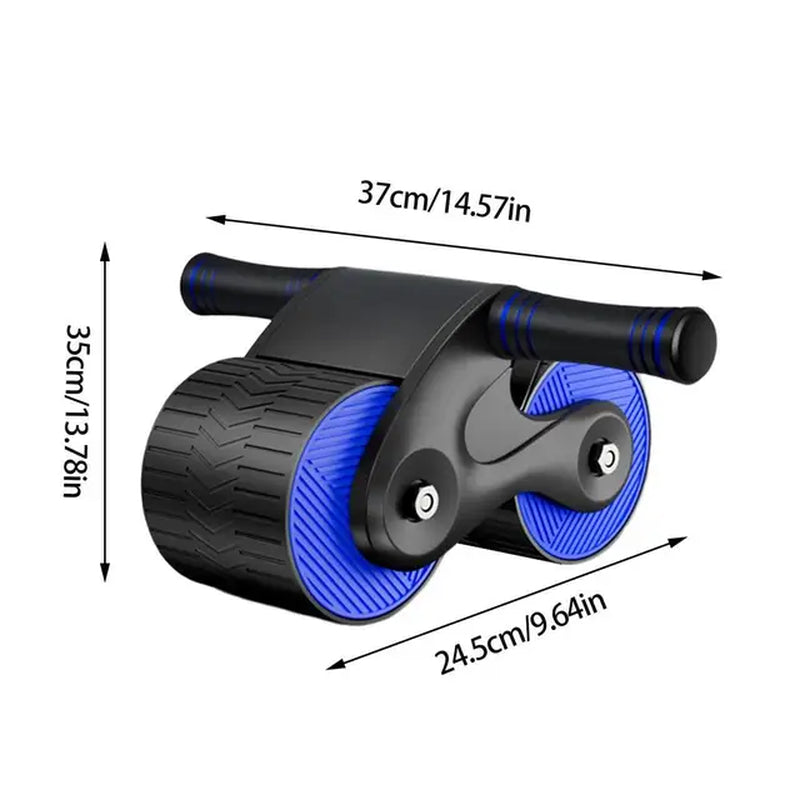 Fitness Abdominal Wheel Automatic Rebound Ab Roller Gym Ab Wheel Gymnastic Wheel for Core Abdominal Exercise Workout Equipment