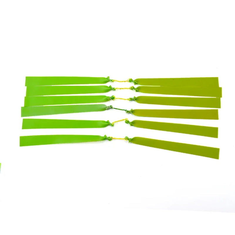 3/6/10 Pcs Hunting Slingshot Flat Rubber Bands Use for Fishing Shooting Natural Rubber Flat Leather Outdoor Fishing Accessories