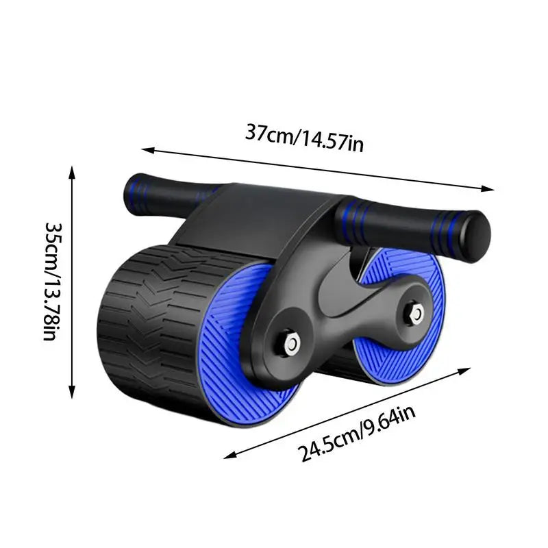 Fitness Abdominal Wheel Automatic Rebound Ab Roller Gym Ab Wheel Gymnastic Wheel for Core Abdominal Exercise Workout Equipment