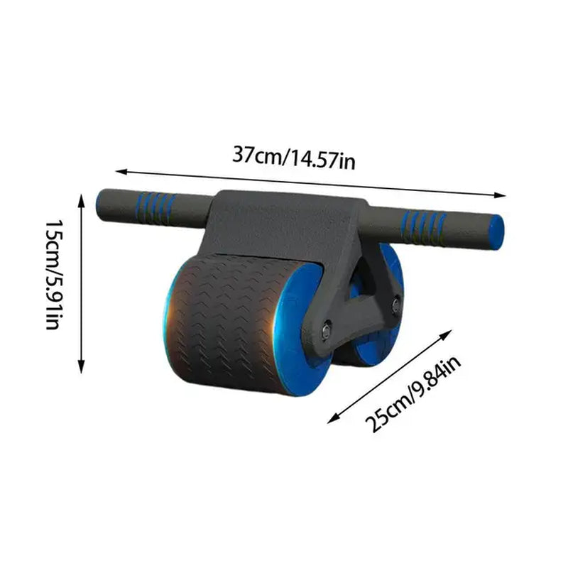 Fitness Abdominal Wheel Automatic Rebound Ab Roller Gym Ab Wheel Gymnastic Wheel for Core Abdominal Exercise Workout Equipment